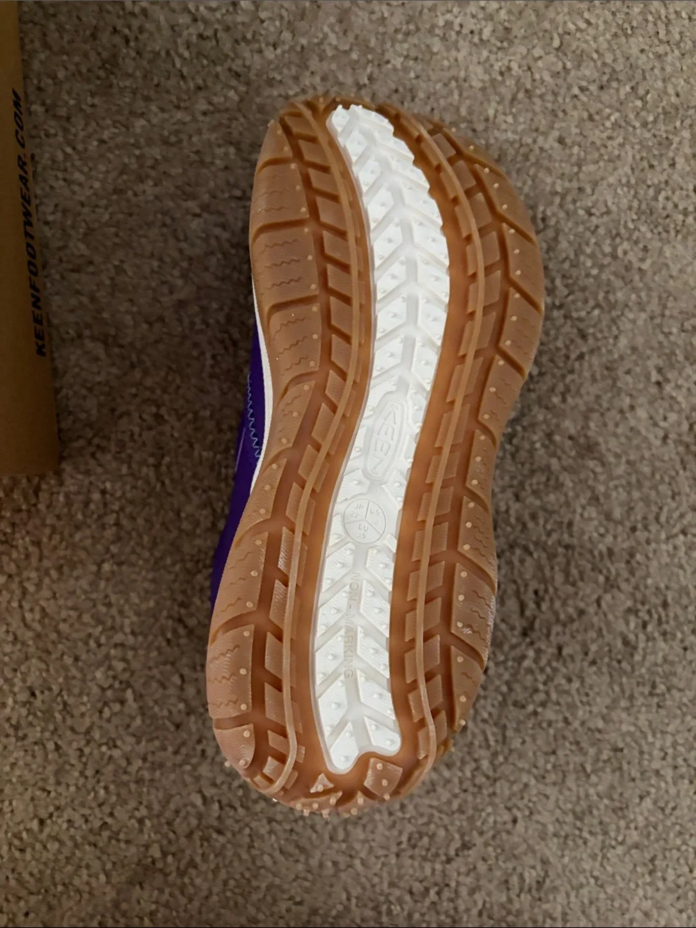 NWT Keen Kids Purple Slip-On Water Shoes with White Soles